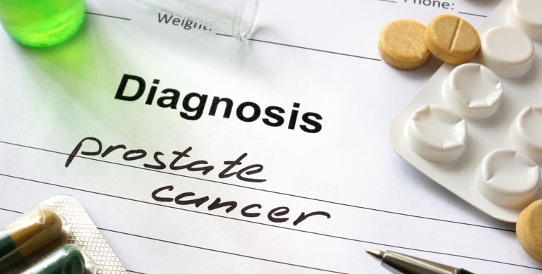 Diagnosis prostate cancer written in the diagnostic form